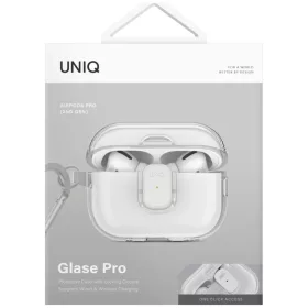Uniq Glase Pro tok AirPods Pro 2 - Átlátszó-8886463693605 2 kép