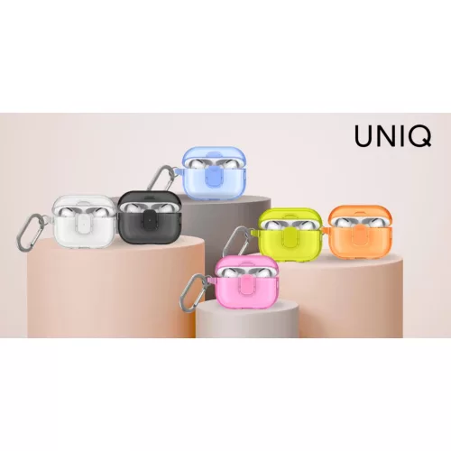 Uniq Glase Pro tok AirPods Pro 2-hez - Fekete-8886463693612 4 kép