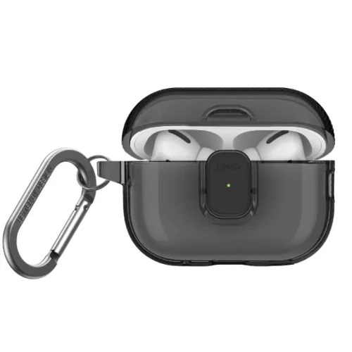 Uniq Glase Pro tok AirPods Pro 2-hez - Fekete-8886463693612 5 kép