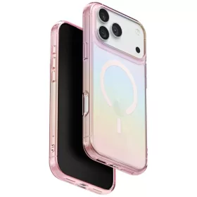    iPhone 17 Pro Max Uniq Iridescia tok Magclick töltéshez - Többszínű