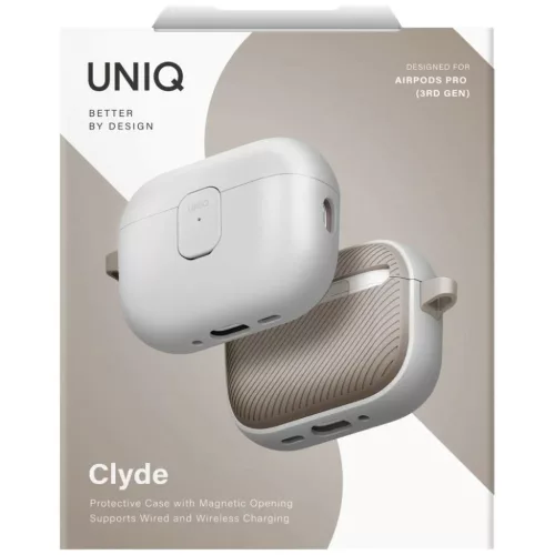 Uniq Clyde Tok AirPods Pro 3. generáció - Szürke-bézs-8886463696996 6 kép