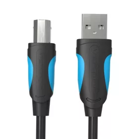 USB 2.0 A - USB-B nyomtató kábel Vention VAS-A16-B100 1m Fekete-6922794717572 2 kép