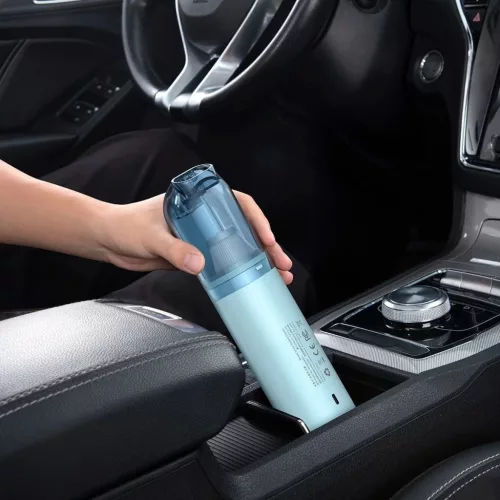 Baseus A1 mini vezeték nélküli autós porszívó 4000Pa, 30W kék (-6932172611903 9 kép