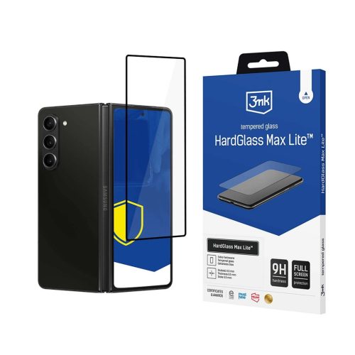 Edzett üveg 3mk HardGlass Max Lite fekete Samsung Galaxy Z Fold 6 üv-5903108572231 1 kép