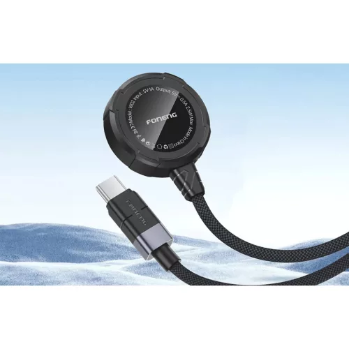Vezeték nélküli töltő Apple Watch-hoz 2,5W, 1m (fekete)-6970462513612 2 kép