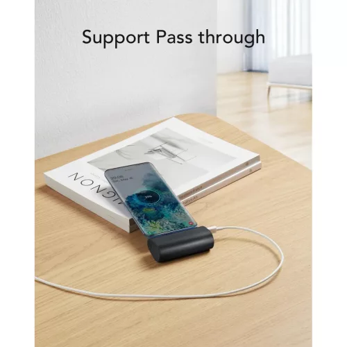 Powerbank Veger W0556/V0556 5000mAh 20W 3A PD QC3.0 USB-C - fekete-6970453555041 7 kép