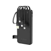 Wozinsky W11-B 10000mAh 10W Powerbank beépített kábelekkel és zseb-5907769388095 1 kép