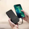 Wozinsky W11-B 10000mAh 10W Powerbank beépített kábelekkel és zseb-5907769388095 3 kép