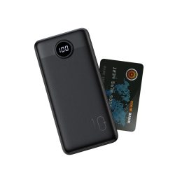 Powerbank Veger L10S (W1105PD) 10000mAh 20W 2A PD QC3.0 - fekete-6977525750021 2 kép