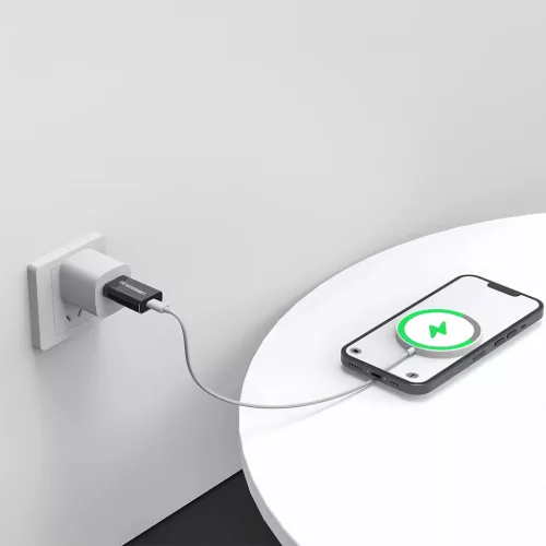 Wozinsky WAAC-01 USB-A - USB-C OTG Adapter - Fekete-5907769378980 8 kép