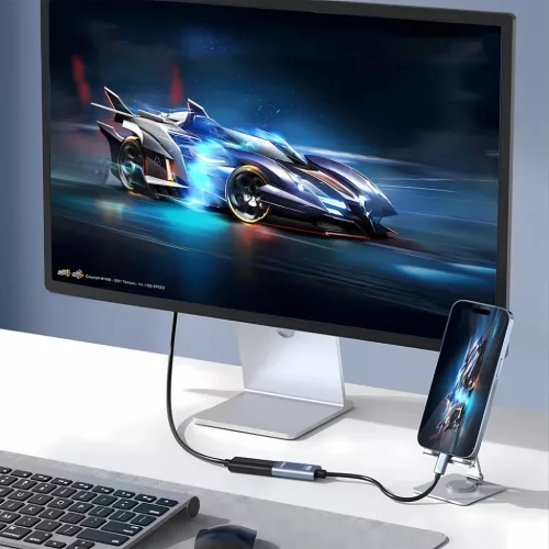 Wozinsky WACH-01 USB-C - HDMI 4K 60Hz Adapter - Fekete-5907769378904 10 kép