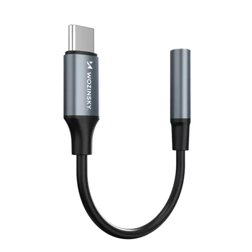 Wozinsky WACM-01 USB-C Adapter - 3.5mm Mini Jack - Fekete-5907769378928 6 kép