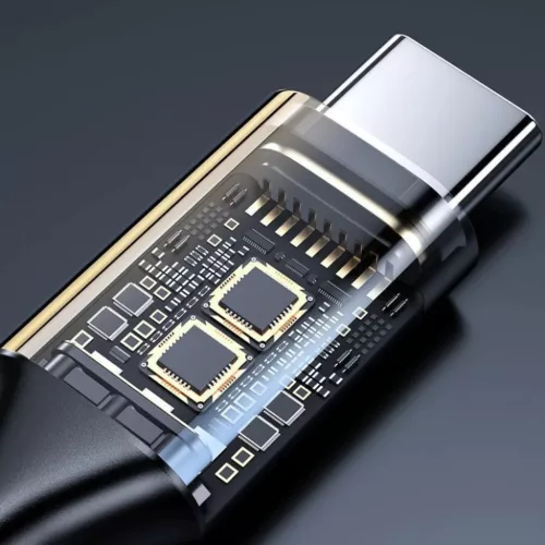 Wozinsky WACM-01 USB-C Adapter - 3.5mm Mini Jack - Fekete-5907769378928 7 kép
