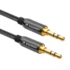 Wozinsky univerzális mini jack kábel 2x AUX kábel 1.5 m fekete