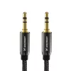 Wozinsky univerzális mini jack kábel 2x AUX kábel 1.5 m fekete-5907769307454 3 kép