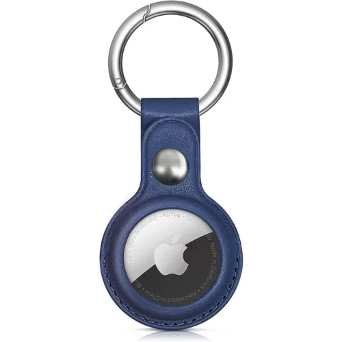 Apple AirTag PU bőrtok - Fekete, Barna, Piros, Kék - 4 darab-5907769372278 5 kép
