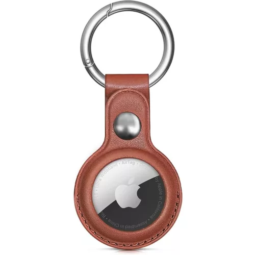 Apple AirTag PU bőrtok - Fekete, Barna, Piros, Kék - 4 darab-5907769372278 6 kép