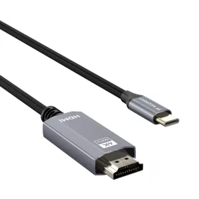 Wozinsky WCCH-01 USB-C - HDMI 4K 60Hz Kábel 1.8m - Fekete