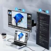 Wozinsky WCCH-01 USB-C - HDMI 4K 60Hz Kábel 1.8m - Fekete-5907769378898 7 kép