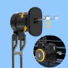 Wozinsky WCT5-6S2Y Car Holder with Qi/MagSafe 15W Inductive Charger fo-5907769372506 5 kép