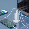 Wozinsky GaN 65W Töltő 2xUSB-C USB Porttal és 65W CC Kábellel - Fe-5907769383922 7 kép