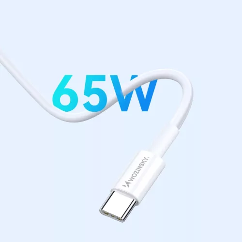 Wozinsky GaN 65W Töltő 2xUSB-C USB Porttal és 65W CC Kábellel - Fe-5907769383922 8 kép