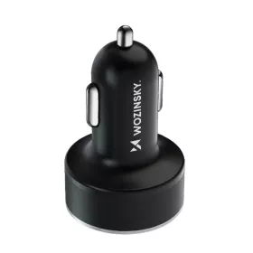 Wozinsky WDCCB autós töltő kijelzővel 50W 2xUSB-C / 2xUSB-A - Feke-5907769308499 2 kép