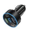 Wozinsky WDCCB autós töltő kijelzővel 50W 2xUSB-C / 2xUSB-A - Feke-5907769308499 4 kép