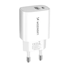 Wozinsky WGWCW USB-A USB-C 20W hálózati töltő - fehér-5907769308369 2 kép