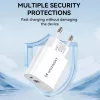 Wozinsky WGWCW USB-A USB-C 20W hálózati töltő - fehér-5907769308369 7 kép