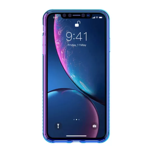 iPhone XR fekete tok Baseus Colorful Airbag (WIAPIPH61-XC01)-6953156282841 2 kép