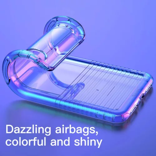 iPhone XR fekete tok Baseus Colorful Airbag (WIAPIPH61-XC01)-6953156282841 3 kép