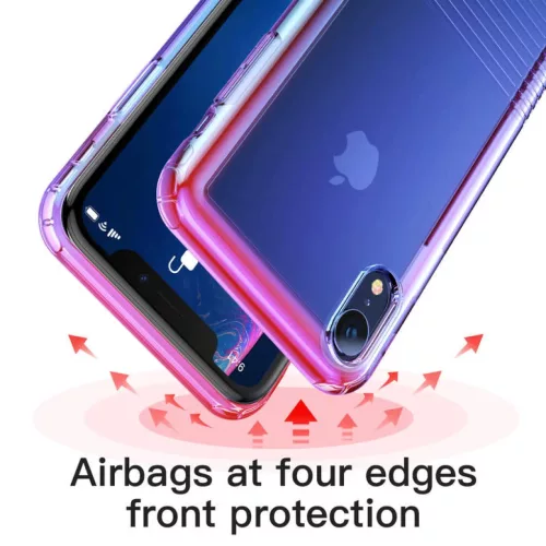 iPhone XR fekete tok Baseus Colorful Airbag (WIAPIPH61-XC01)-6953156282841 5 kép