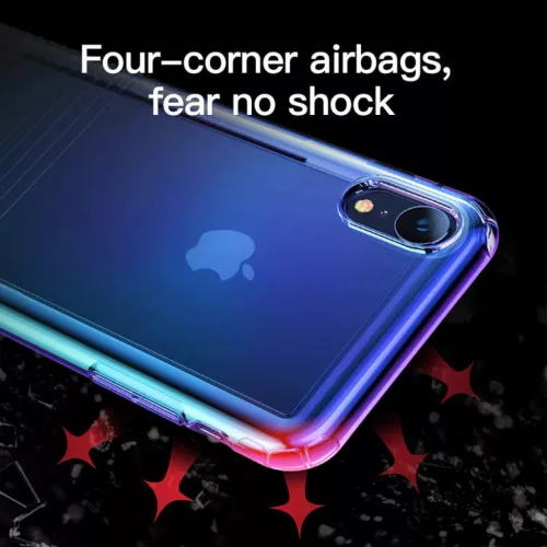 iPhone XR fekete tok Baseus Colorful Airbag (WIAPIPH61-XC01)-6953156282841 6 kép