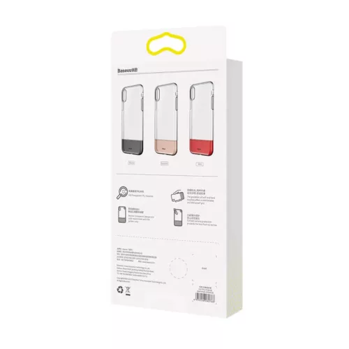 iPhone XS MAX Baseus Half2Half tok arany/átlátszó -6953156282803 7 kép