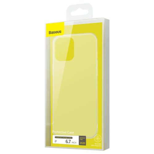 iPhone 12 Pro MAX Baseus Comfort tok fehér (WIAPIPH67N-SP02)-6953156231191 4 kép