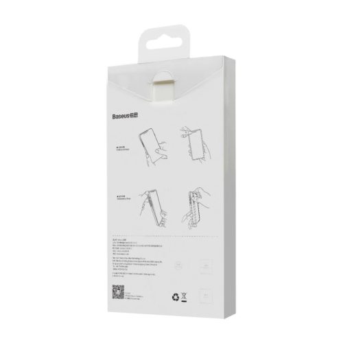 iPhone 12 Pro MAX Baseus Comfort tok fehér (WIAPIPH67N-SP02)-6953156231191 5 kép