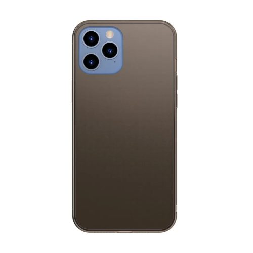 iPhone 12 Pro MAX Baseus Frosted Glass tok fekete (WIAPIPH67N-WS01)-6953156228719 1 kép