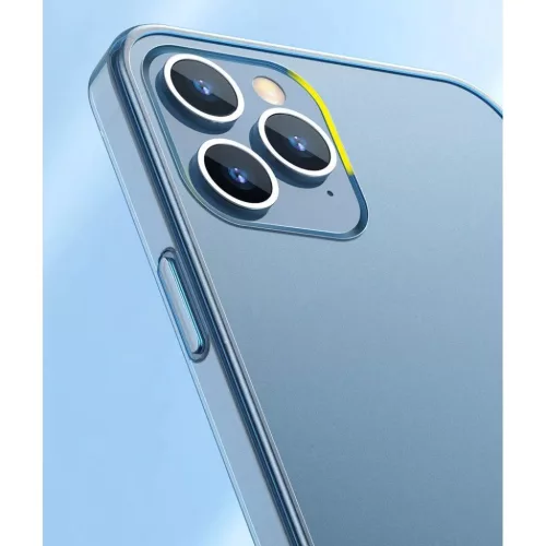 iPhone 12 Pro MAX Baseus Frosted Glass tok fekete (WIAPIPH67N-WS01)-6953156228719 10 kép
