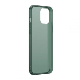 iPhone 12 Pro MAX Baseus Frosted Glass tok zöld (WIAPIPH67N-WS06)-6953156228740 2 kép