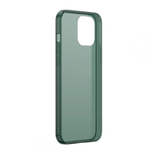 iPhone 12 Pro MAX Baseus Frosted Glass tok zöld (WIAPIPH67N-WS06)-6953156228740 2 kép