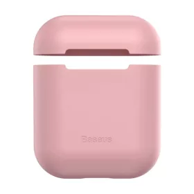Baseus Airpods 1/2 Ultravékony szilikon tok pink (WIAPPOD-BZ04)-6953156295148 1 kép