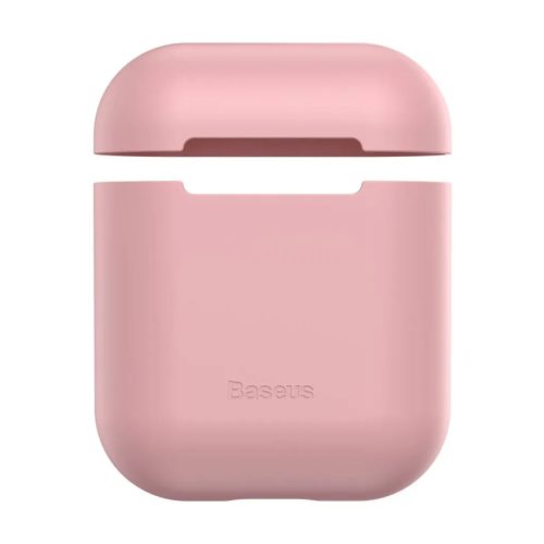 Baseus Airpods 1/2 Ultravékony szilikon tok pink (WIAPPOD-BZ04)-6953156295148 1 kép
