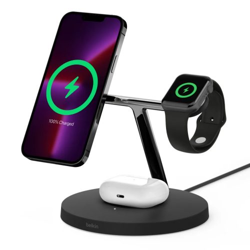 Belkin BOOST CHARGE PRO MagSafe 3 az 1-ben töltőállvány, gyors tö-745883836611 1 kép