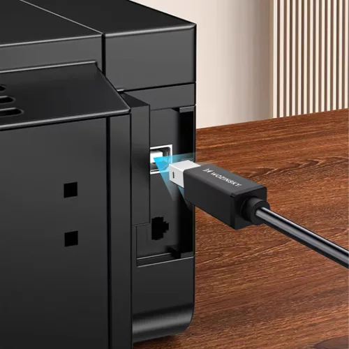 Wozinsky WKDDY2S USB-B - USB-C Kábel 2m - Fekete-5907769376641 5 kép