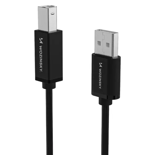 Wozinsky WKDDY3S USB-B - USB-A 480Mb/s Kábel 2m - Fekete-5907769376634 3 kép