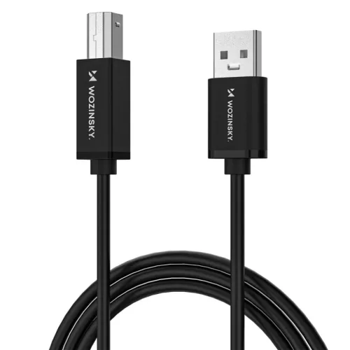 Wozinsky WKDDY3S USB-B - USB-A 480Mb/s Kábel 2m - Fekete-5907769376634 4 kép