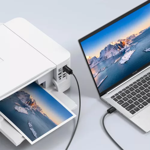 Wozinsky WKDDY3S USB-B - USB-A 480Mb/s Kábel 2m - Fekete-5907769376634 6 kép