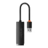 Baseus USB - RJ45 (100 Mbps) átalakító adapter (WKQX000001) fekete-6932172606022 2 kép