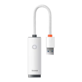   Baseus USB - RJ45 (1000 Mbps) átalakító adapter (WKQX000102) fehér
